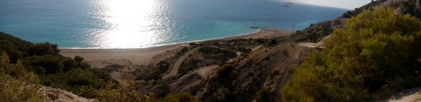 pohľad na Gialos beach